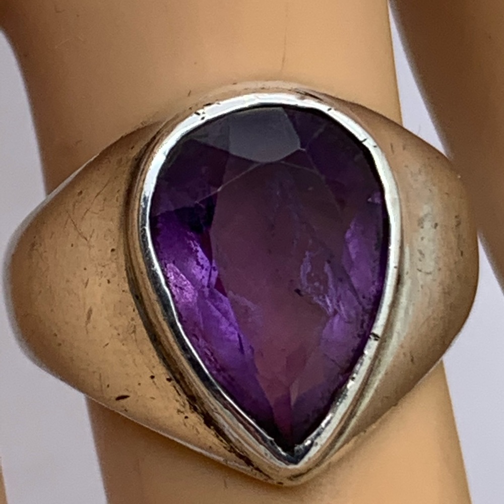 Vintage 925 Sterling Gemstone Ring Size 8